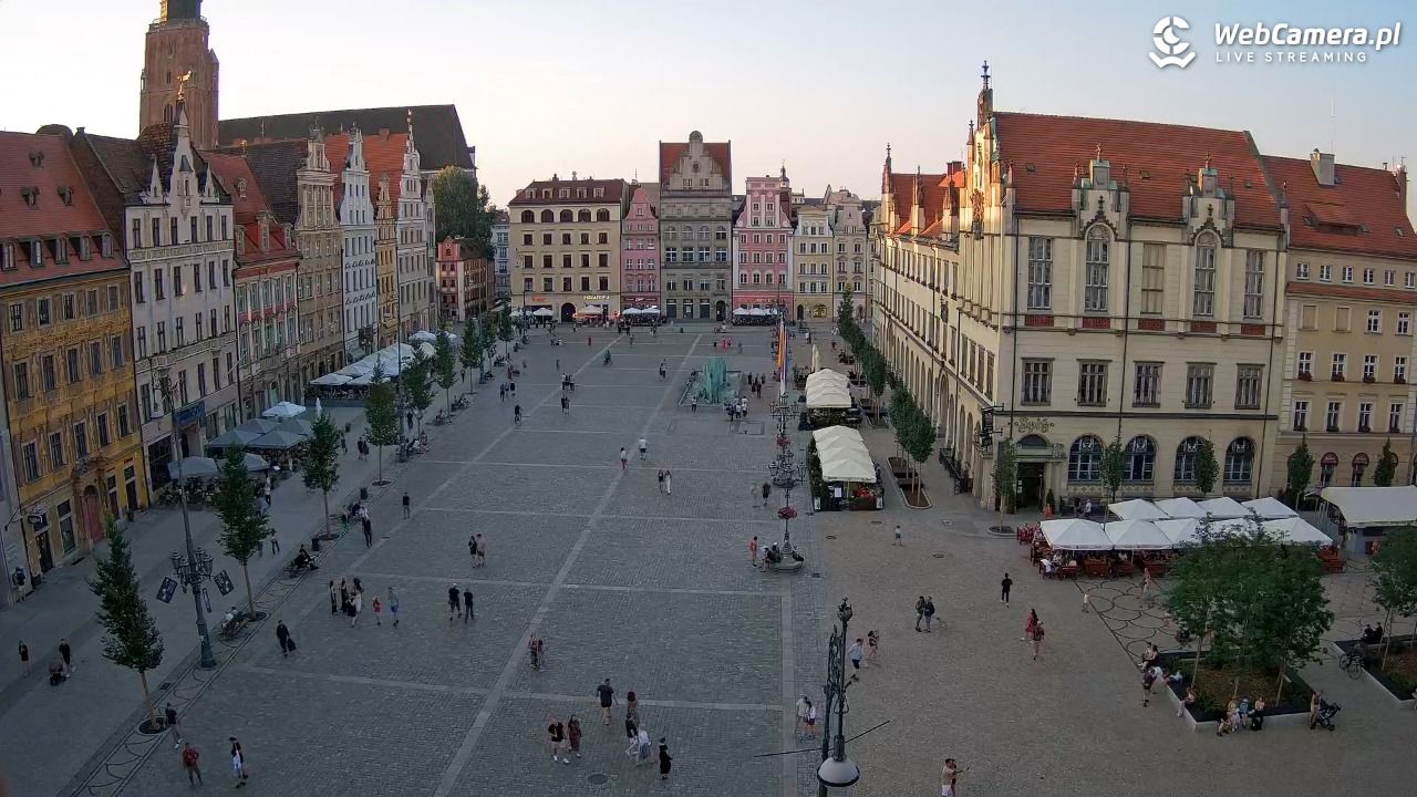 WROCŁAW - widok na Stare Miasto - 13 lipiec 2026, 20:06