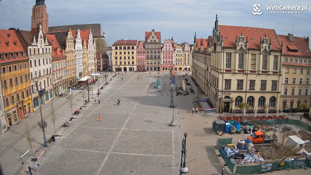 WROCŁAW - widok na Stare Miasto - 13 kwiecień 2026, 10:34