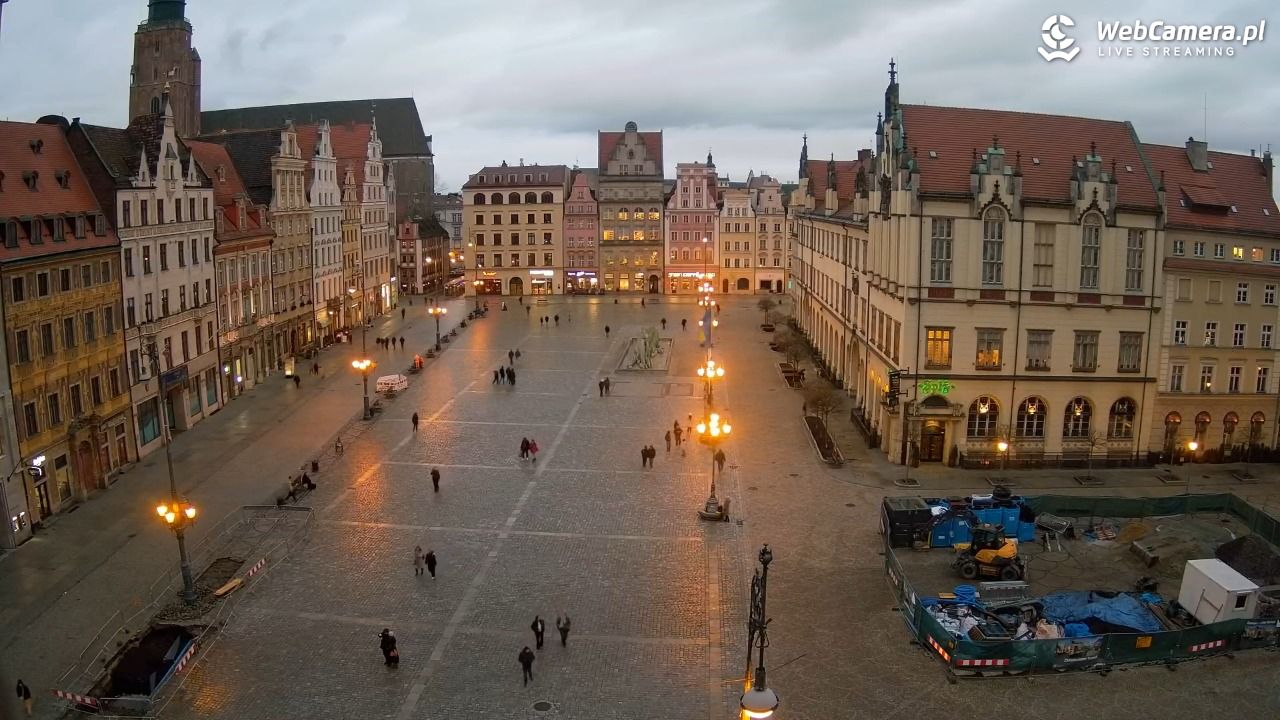 WROCŁAW - widok na Stare Miasto - 24 luty 2026, 17:27