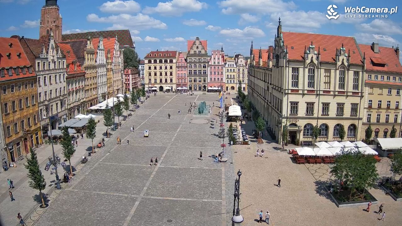 WROCŁAW - widok na Stare Miasto - 13 lipiec 2026, 12:29