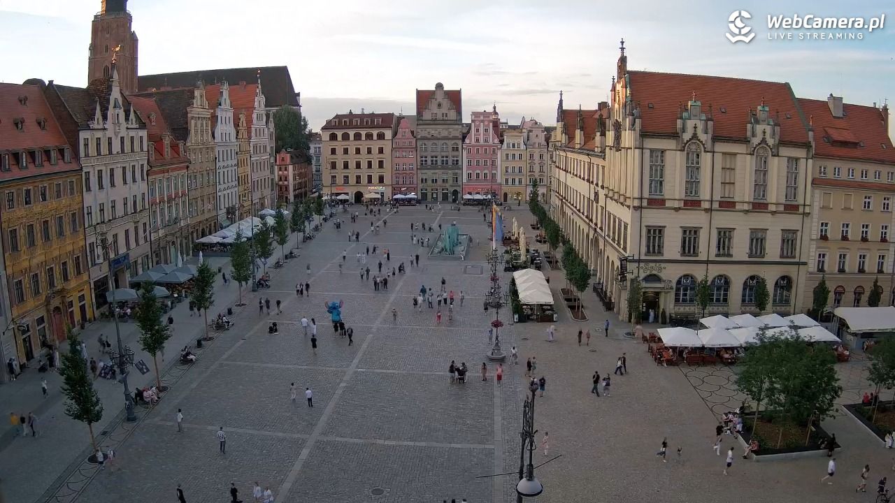 WROCŁAW - widok na Stare Miasto - 12 lipiec 2026, 20:33