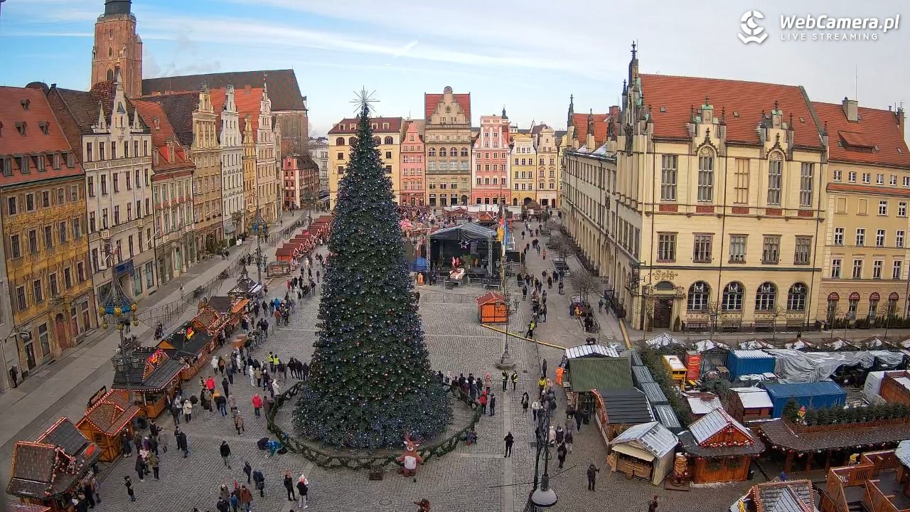 WROCŁAW - widok na Stare Miasto - 06 styczeń 2026, 12:40