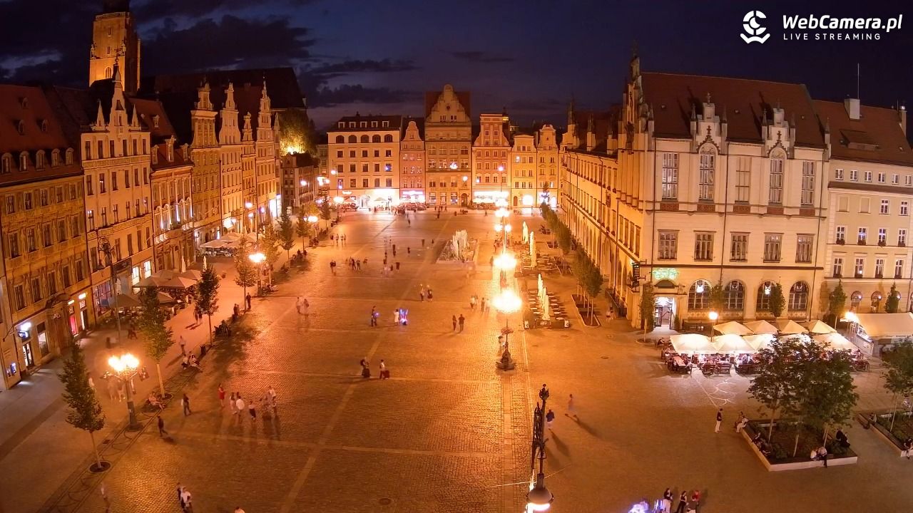 WROCŁAW - widok na Stare Miasto - 12 lipiec 2026, 22:19