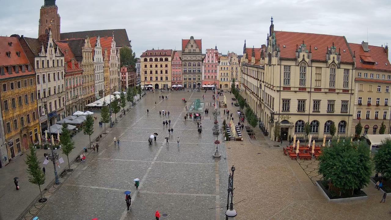 WROCŁAW - widok na Stare Miasto - 10 październik 2026, 12:32