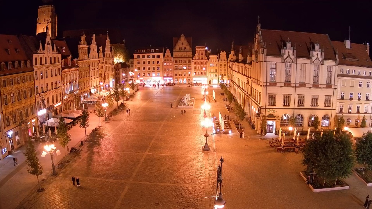 WROCŁAW - widok na Stare Miasto - 12 październik 2026, 19:49