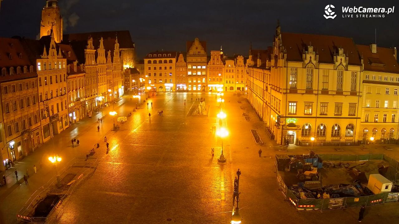 WROCŁAW - widok na Stare Miasto - 24 luty 2026, 18:04