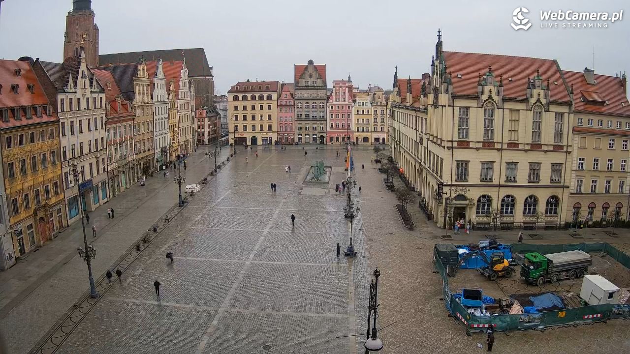 WROCŁAW - widok na Stare Miasto - 22 luty 2026, 11:42