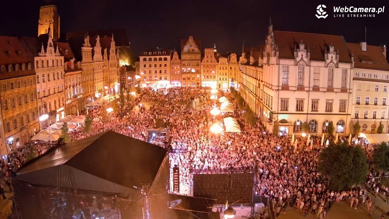 WROCŁAW - widok na Stare Miasto - 28 sierpień 2026, 21:21