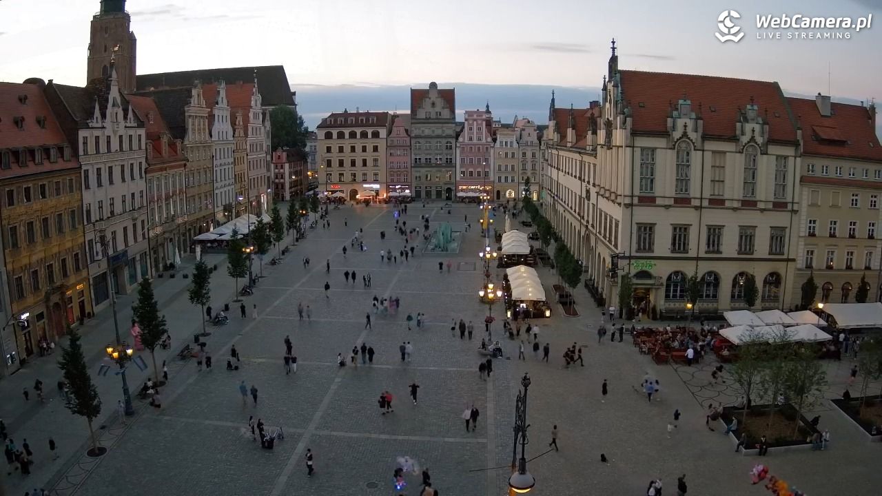WROCŁAW - widok na Stare Miasto - 30 maj 2026, 21:04
