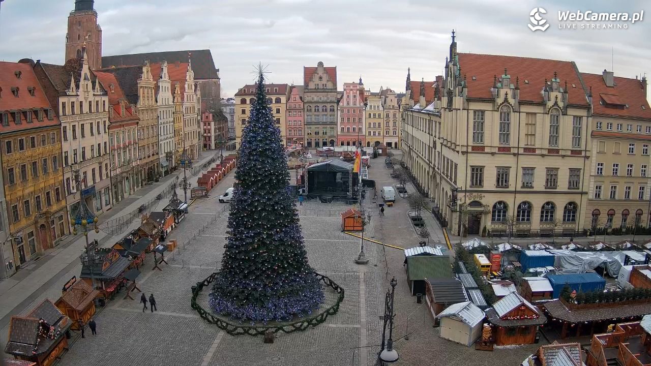 WROCŁAW - widok na Stare Miasto - 06 styczeń 2026, 09:17