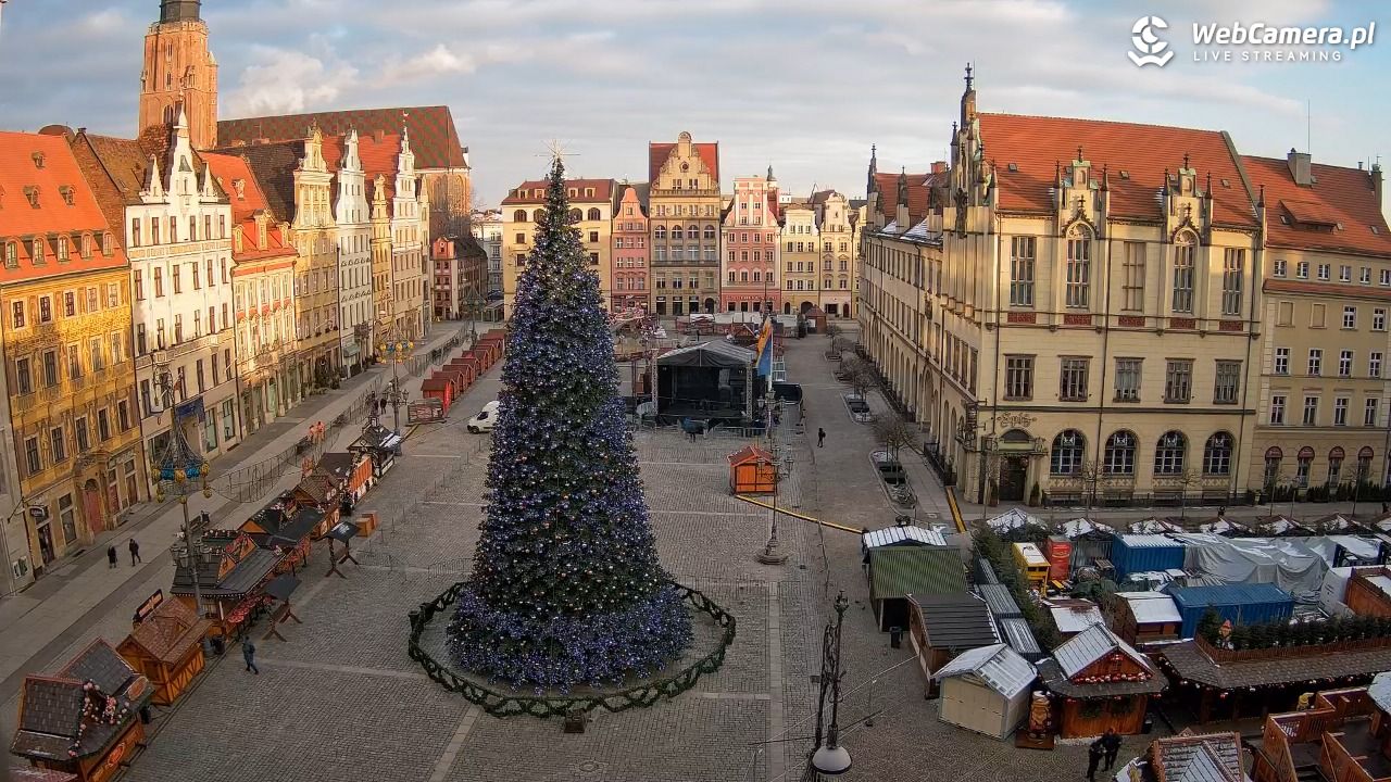 WROCŁAW - widok na Stare Miasto - 06 styczeń 2026, 09:00