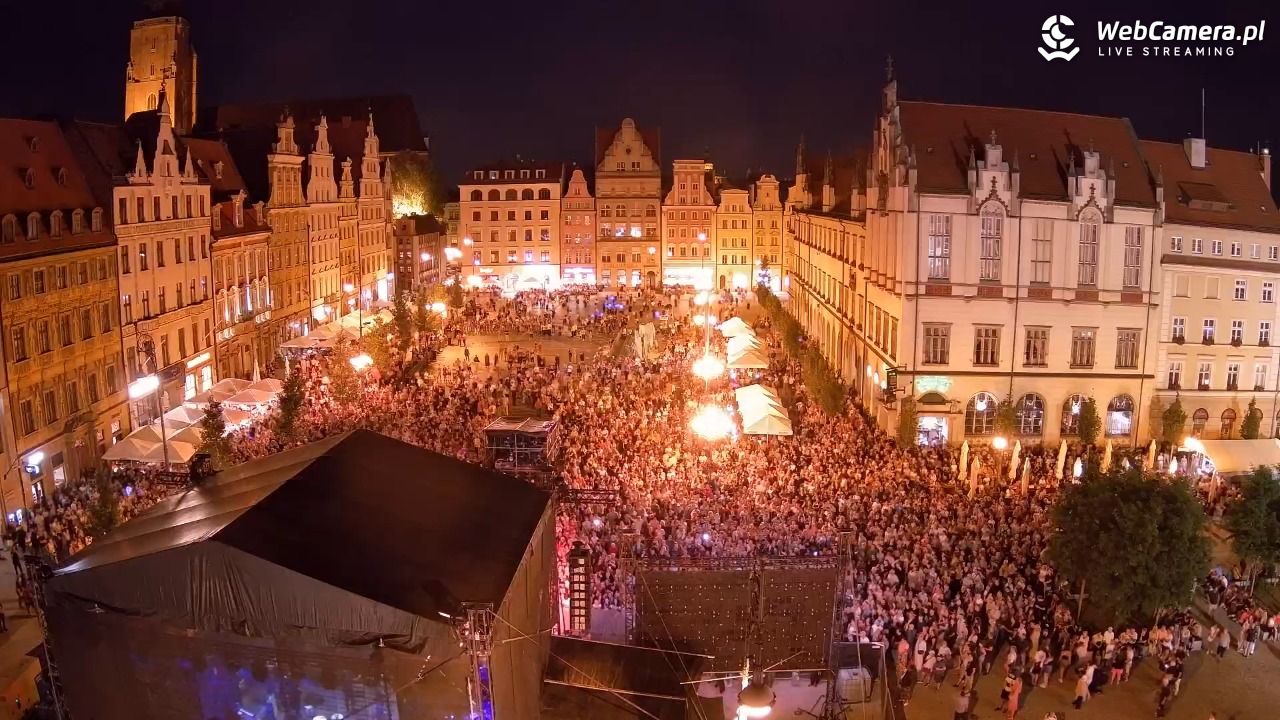 WROCŁAW - widok na Stare Miasto - 28 sierpień 2026, 20:50