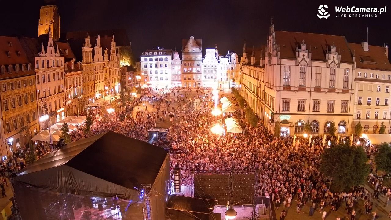 WROCŁAW - widok na Stare Miasto - 28 sierpień 2026, 21:48