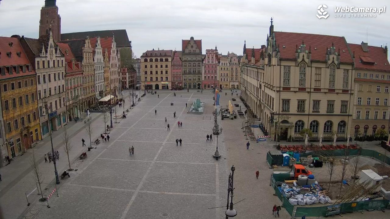 WROCŁAW - widok na Stare Miasto - 13 kwiecień 2026, 18:08