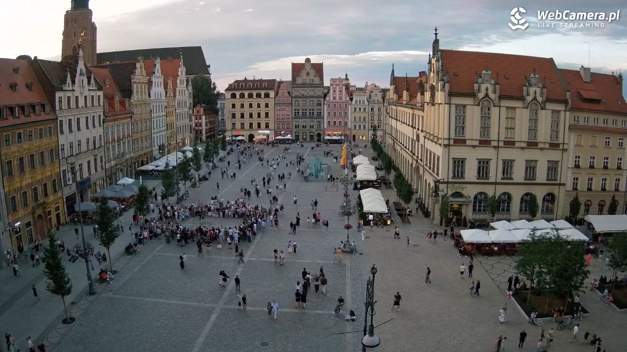 WROCŁAW - widok na Stare Miasto - 11 lipiec 2026, 20:48