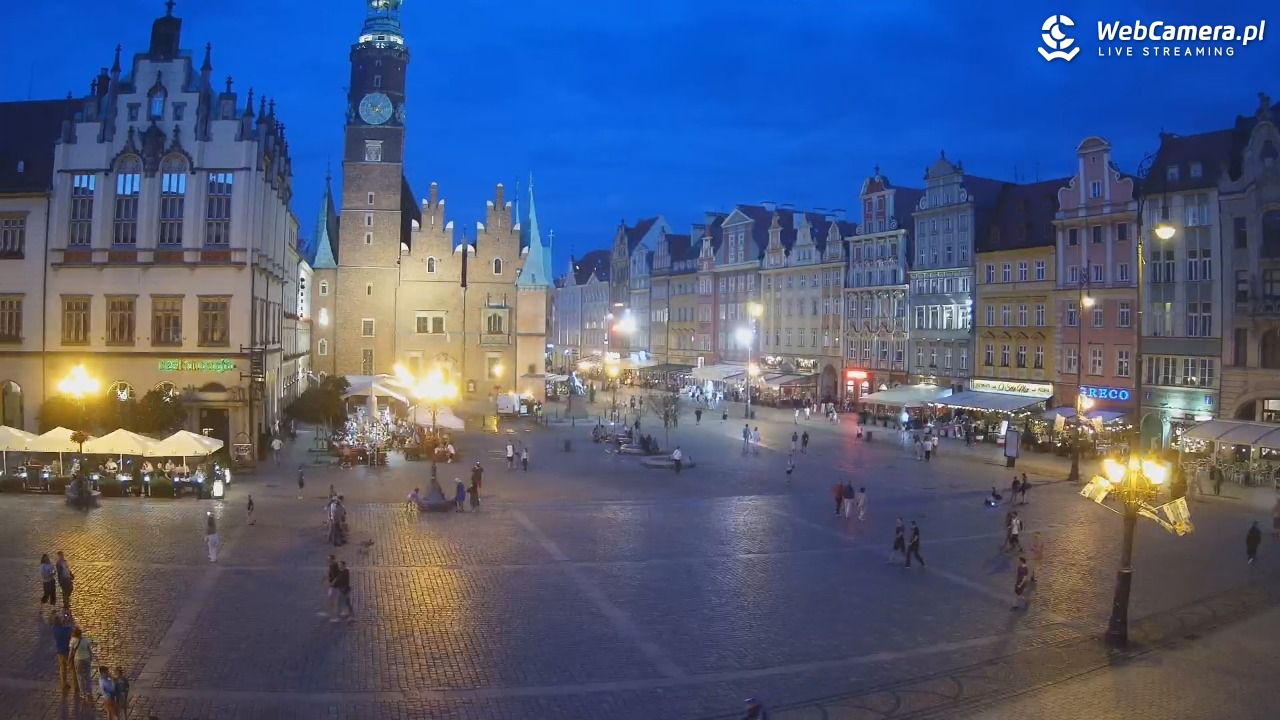 WROCŁAW - widok na Stare Miasto - 03 lipiec 2025, 21:46