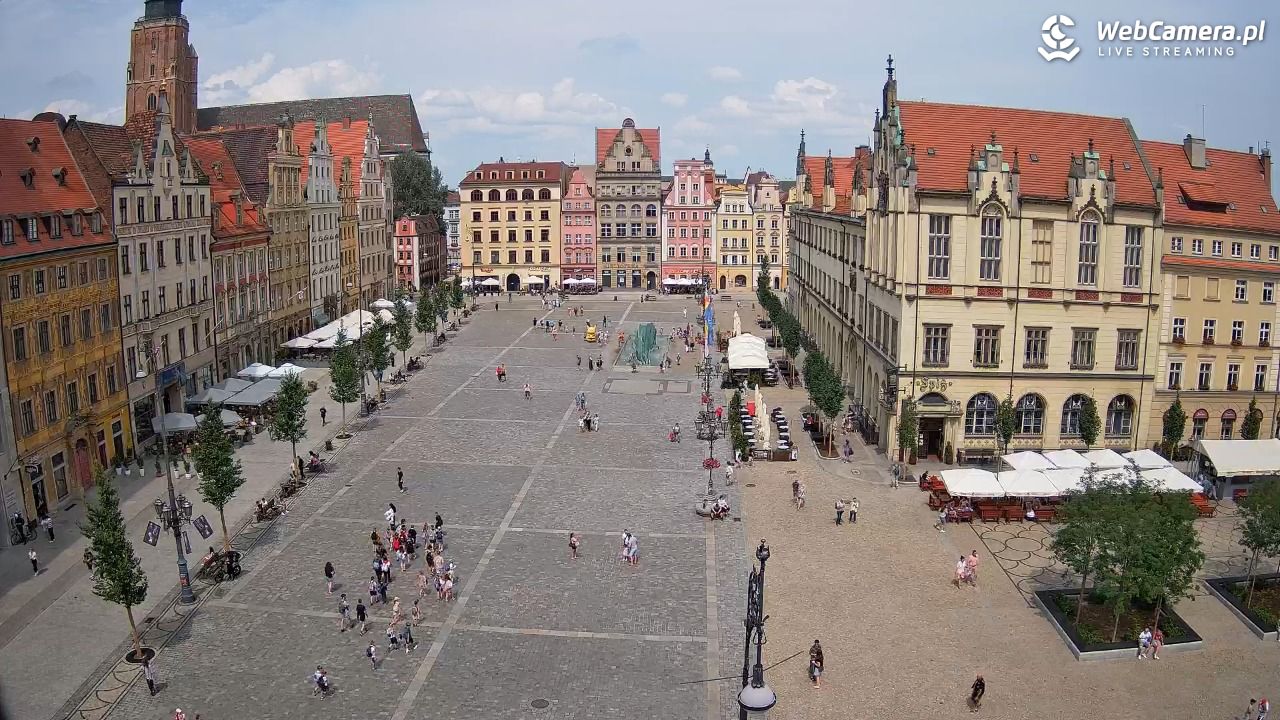 WROCŁAW - widok na Stare Miasto - 14 lipiec 2026, 13:54