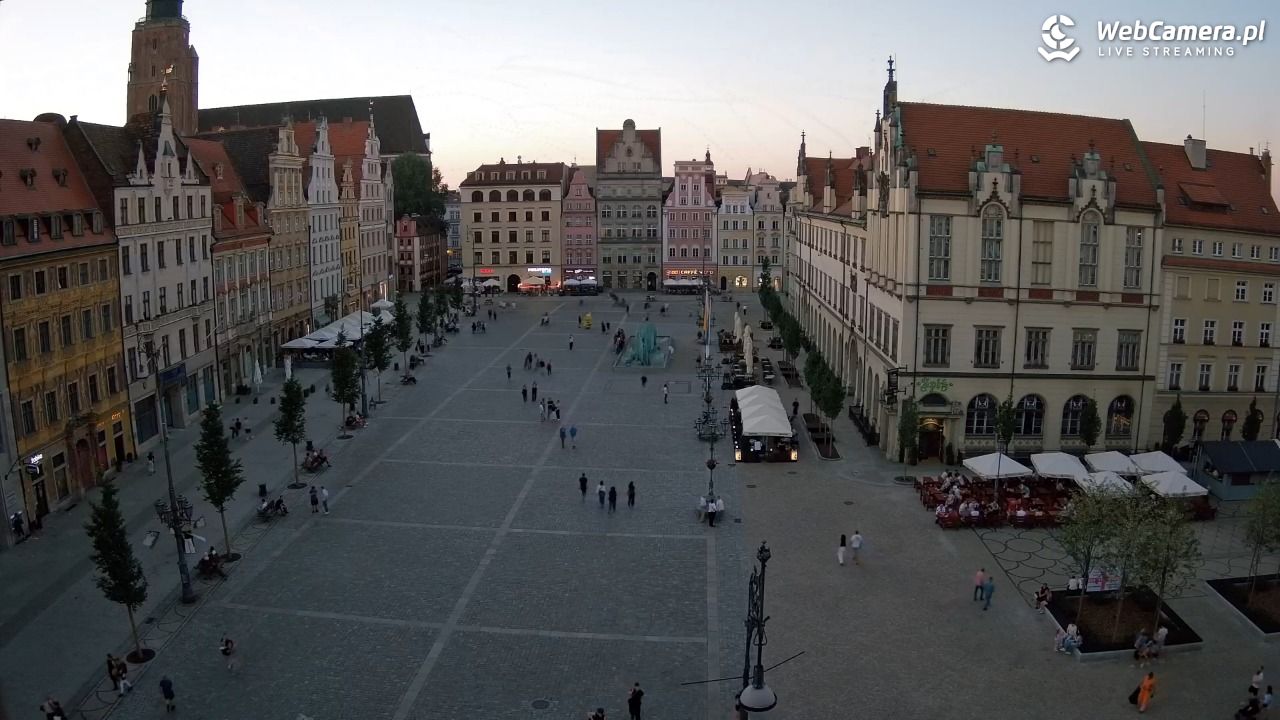 WROCŁAW - widok na Stare Miasto - 25 maj 2026, 20:49
