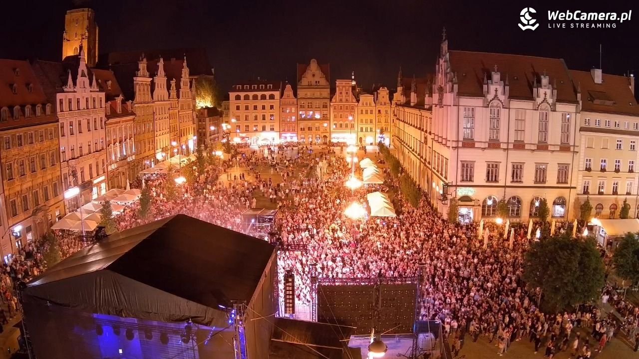 WROCŁAW - widok na Stare Miasto - 28 sierpień 2026, 22:08