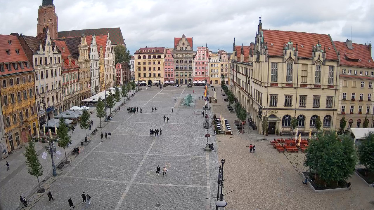 WROCŁAW - widok na Stare Miasto - 14 październik 2026, 09:25