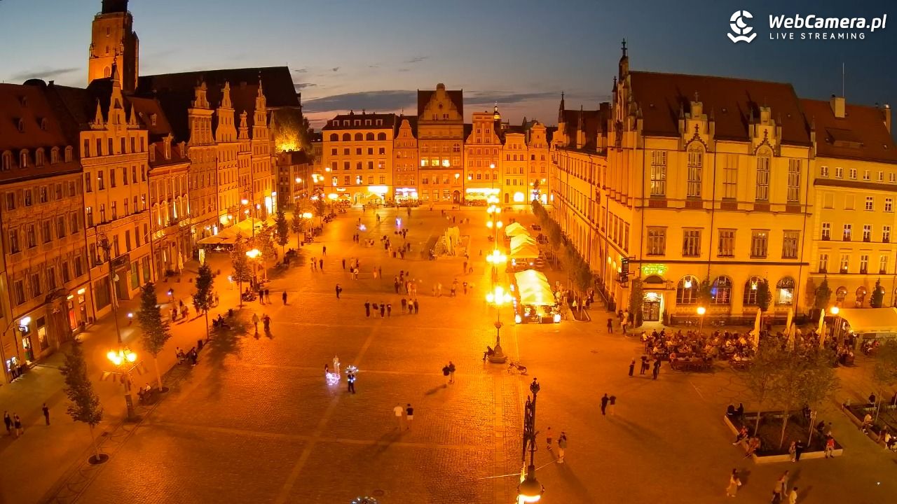 WROCŁAW - widok na Stare Miasto - 29 maj 2026, 21:46