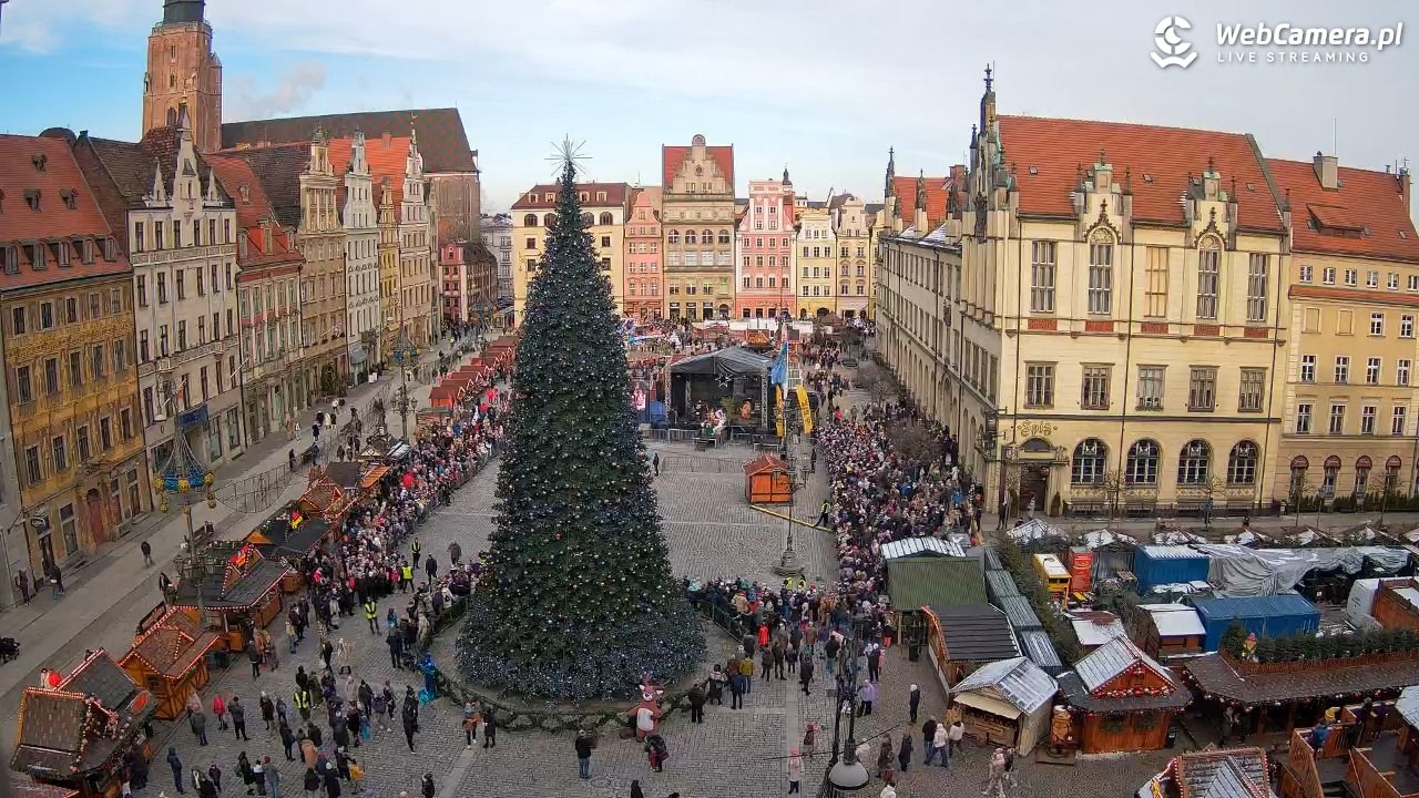 WROCŁAW - widok na Stare Miasto - 06 styczeń 2026, 13:12