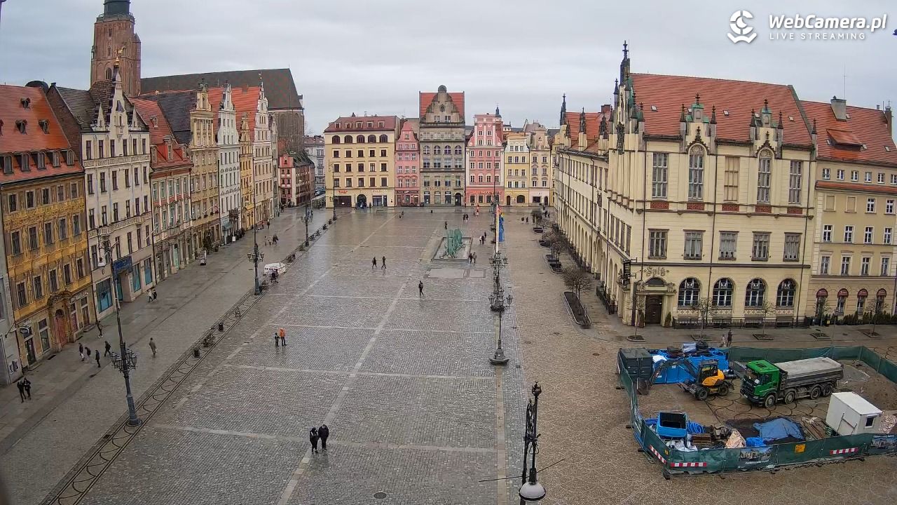 WROCŁAW - widok na Stare Miasto - 22 luty 2026, 12:14