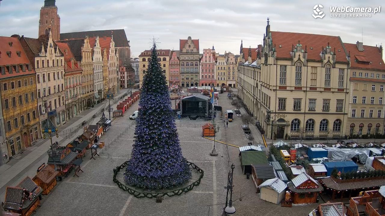 WROCŁAW - widok na Stare Miasto - 06 styczeń 2026, 09:13