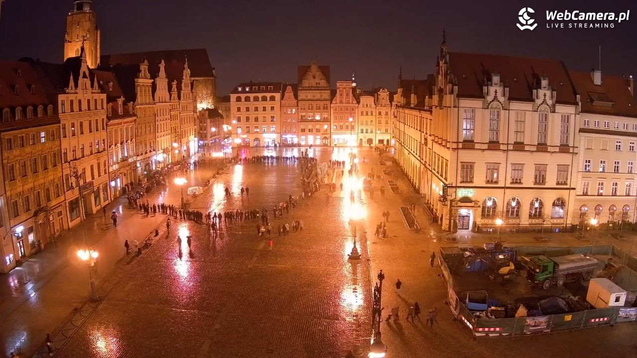 WROCŁAW - widok na Stare Miasto - 22 luty 2026, 18:06