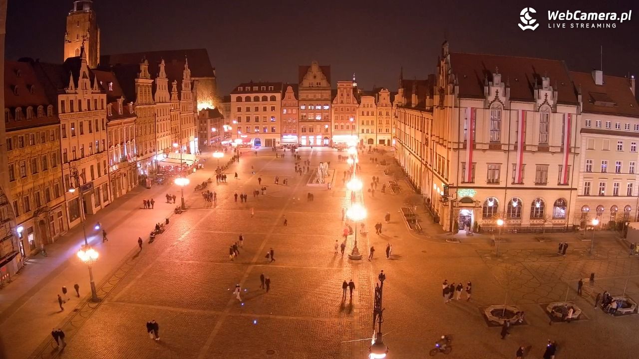 WROCŁAW - widok na Stare Miasto - 08 listopad 2025, 20:09