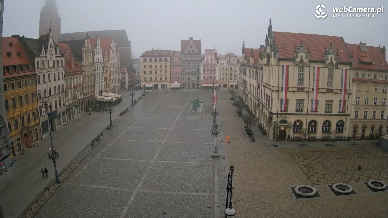 WROCŁAW - widok na Stare Miasto - 09 listopad 2025, 07:29