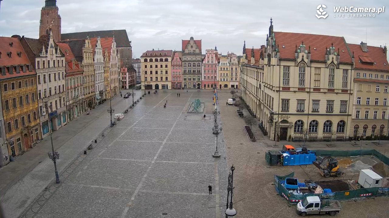 WROCŁAW - widok na Stare Miasto - 23 luty 2026, 09:14