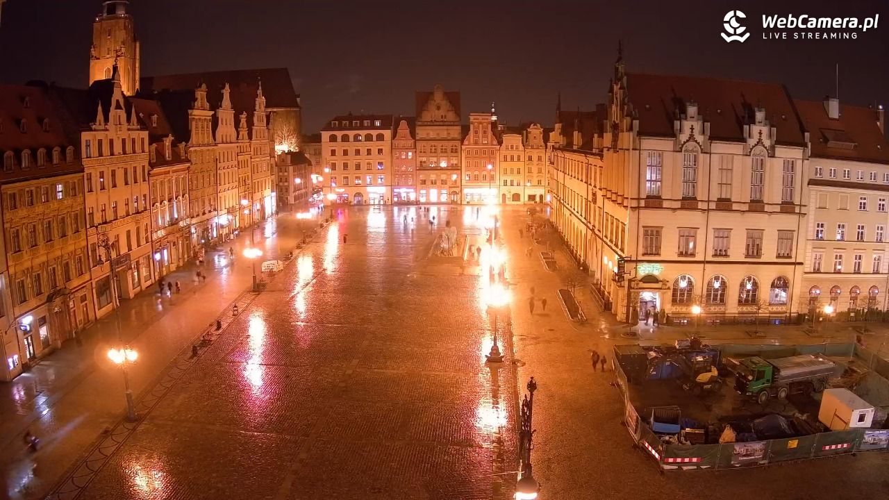 WROCŁAW - widok na Stare Miasto - 22 luty 2026, 19:12