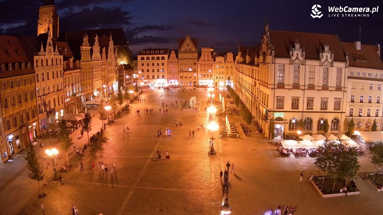 WROCŁAW - widok na Stare Miasto - 12 lipiec 2026, 22:19