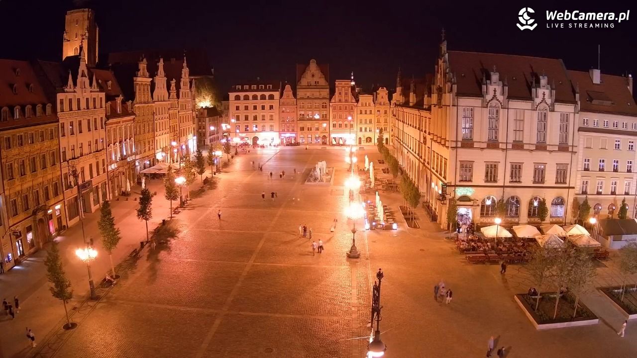 WROCŁAW - widok na Stare Miasto - 26 maj 2026, 23:08