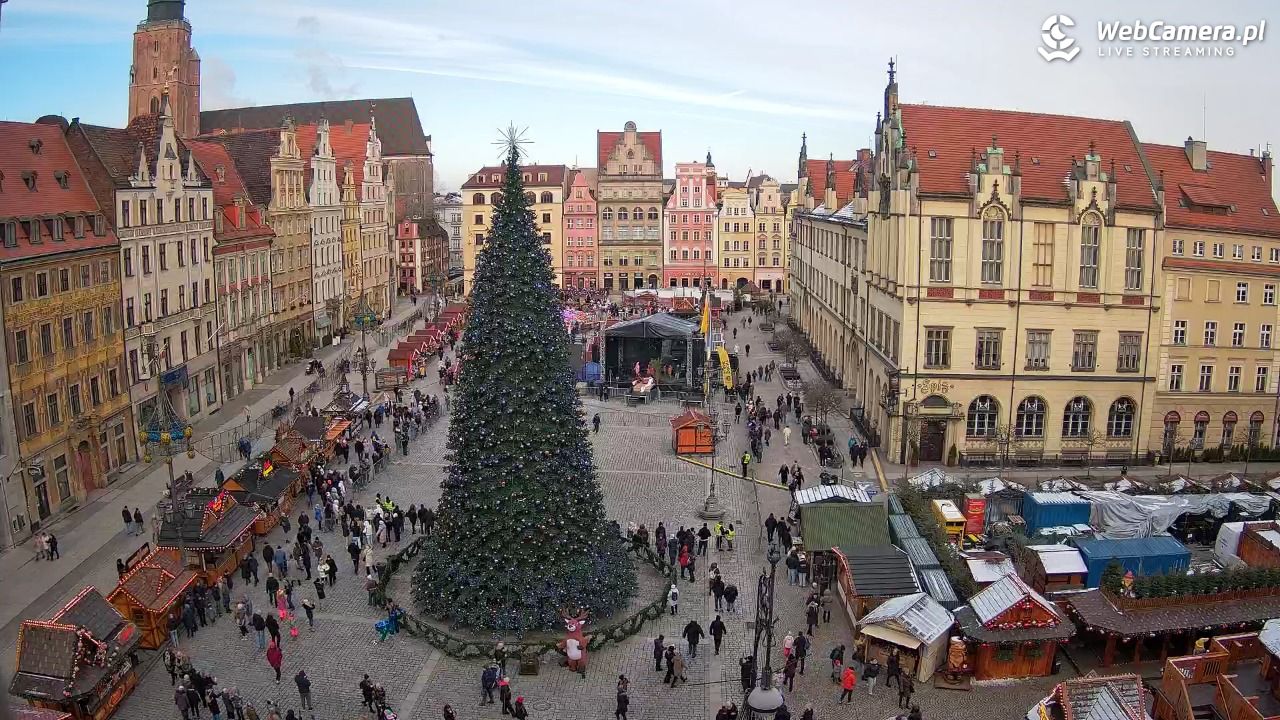 WROCŁAW - widok na Stare Miasto - 06 styczeń 2026, 12:45