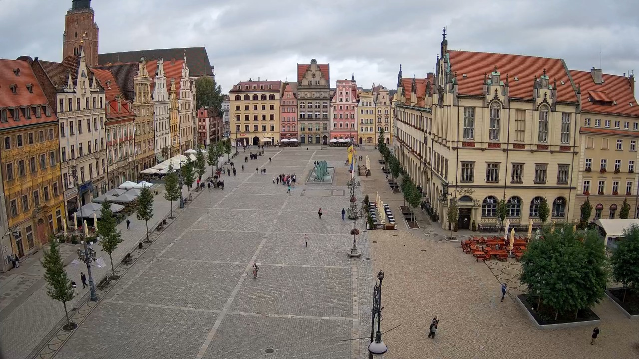 WROCŁAW - widok na Stare Miasto - 14 październik 2026, 08:32