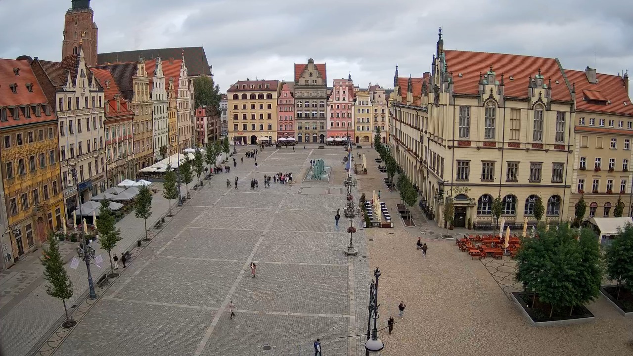 WROCŁAW - widok na Stare Miasto - 14 październik 2026, 08:30