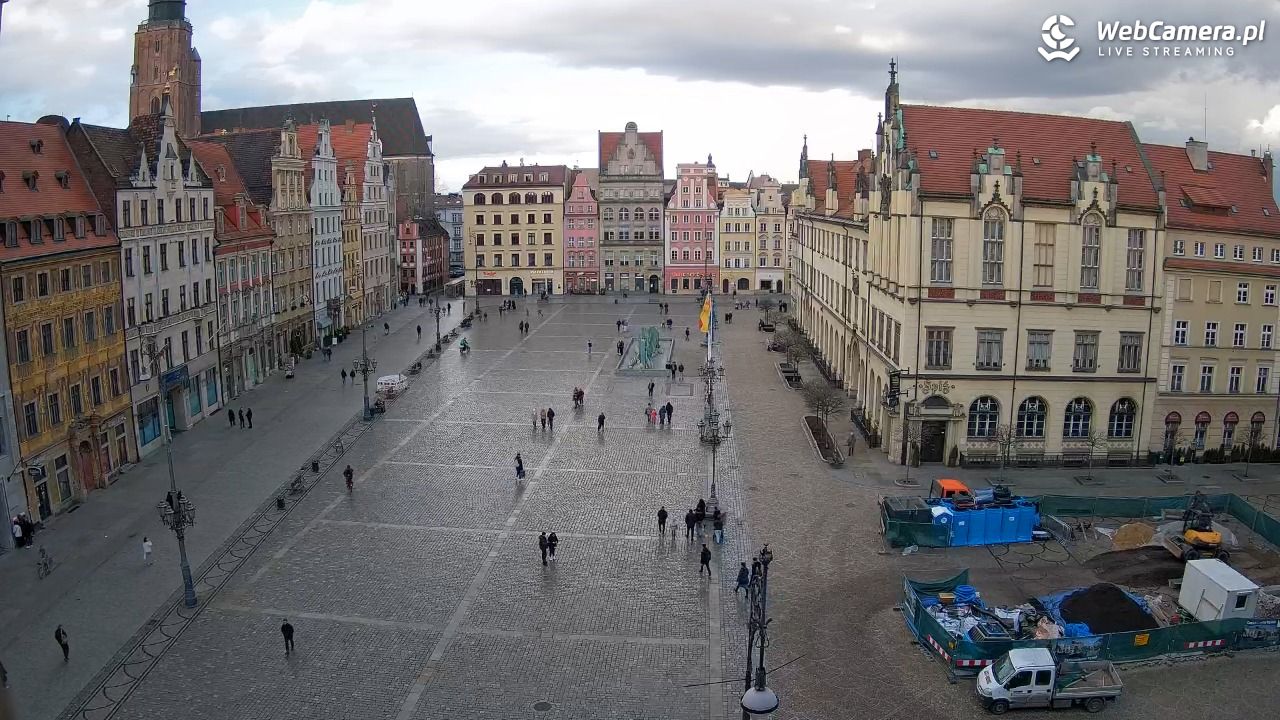 WROCŁAW - widok na Stare Miasto - 23 luty 2026, 15:53