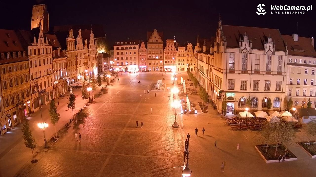 WROCŁAW - widok na Stare Miasto - 26 maj 2026, 23:09