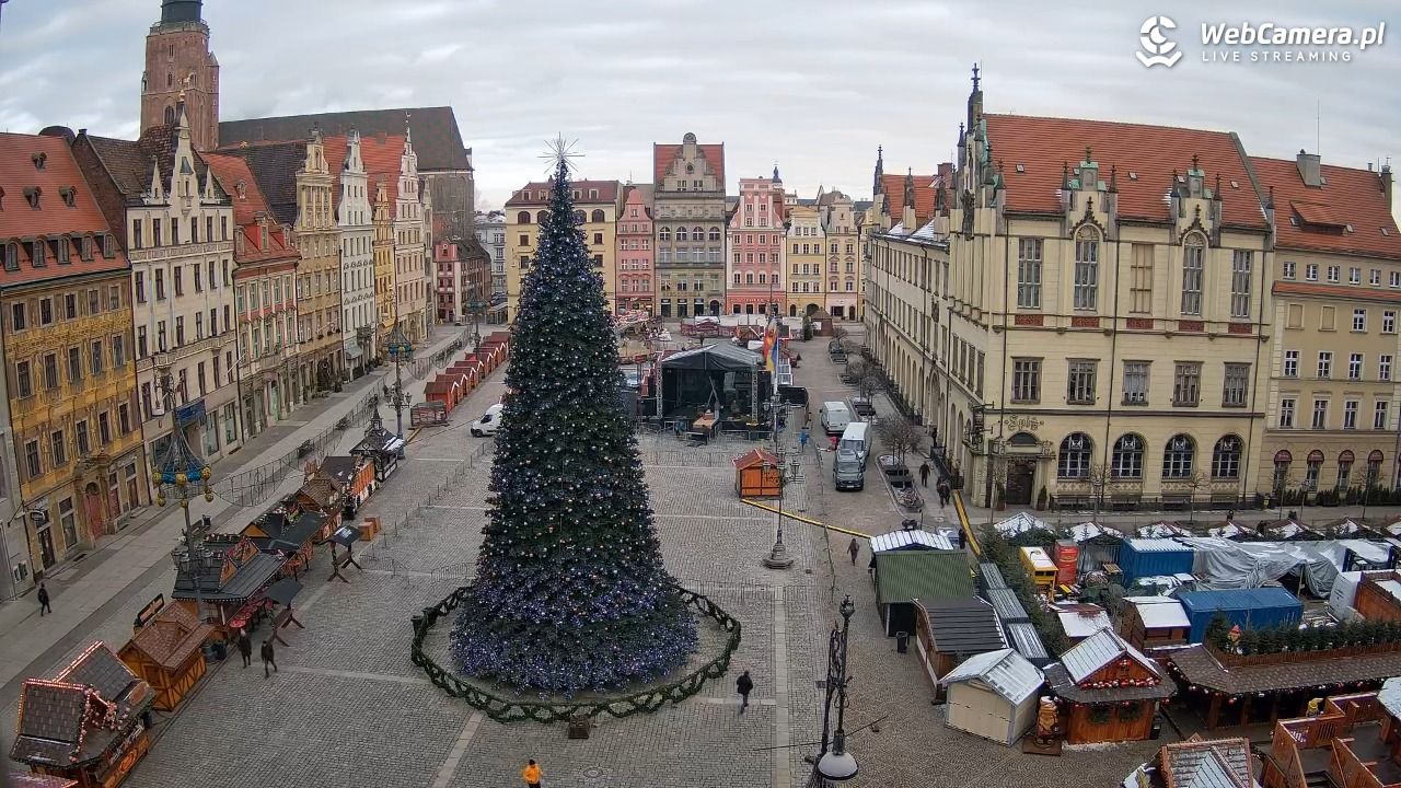 WROCŁAW - widok na Stare Miasto - 06 styczeń 2026, 09:41