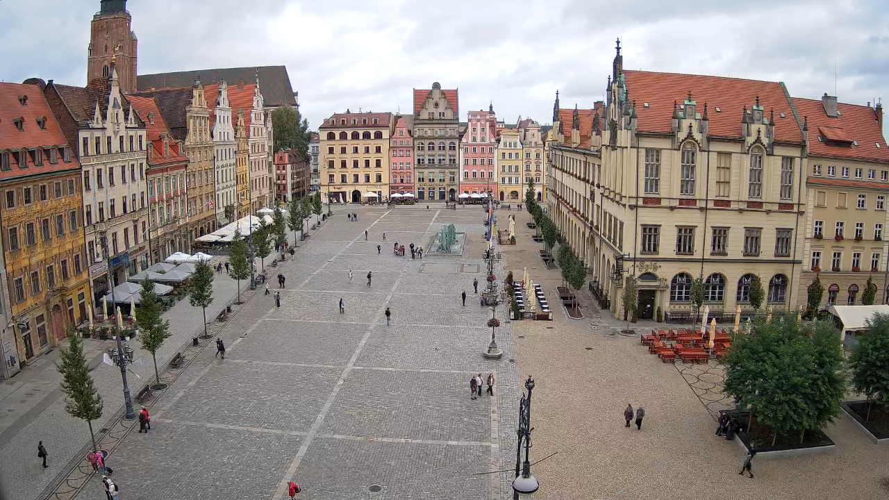 WROCŁAW - widok na Stare Miasto - 14 październik 2026, 08:45