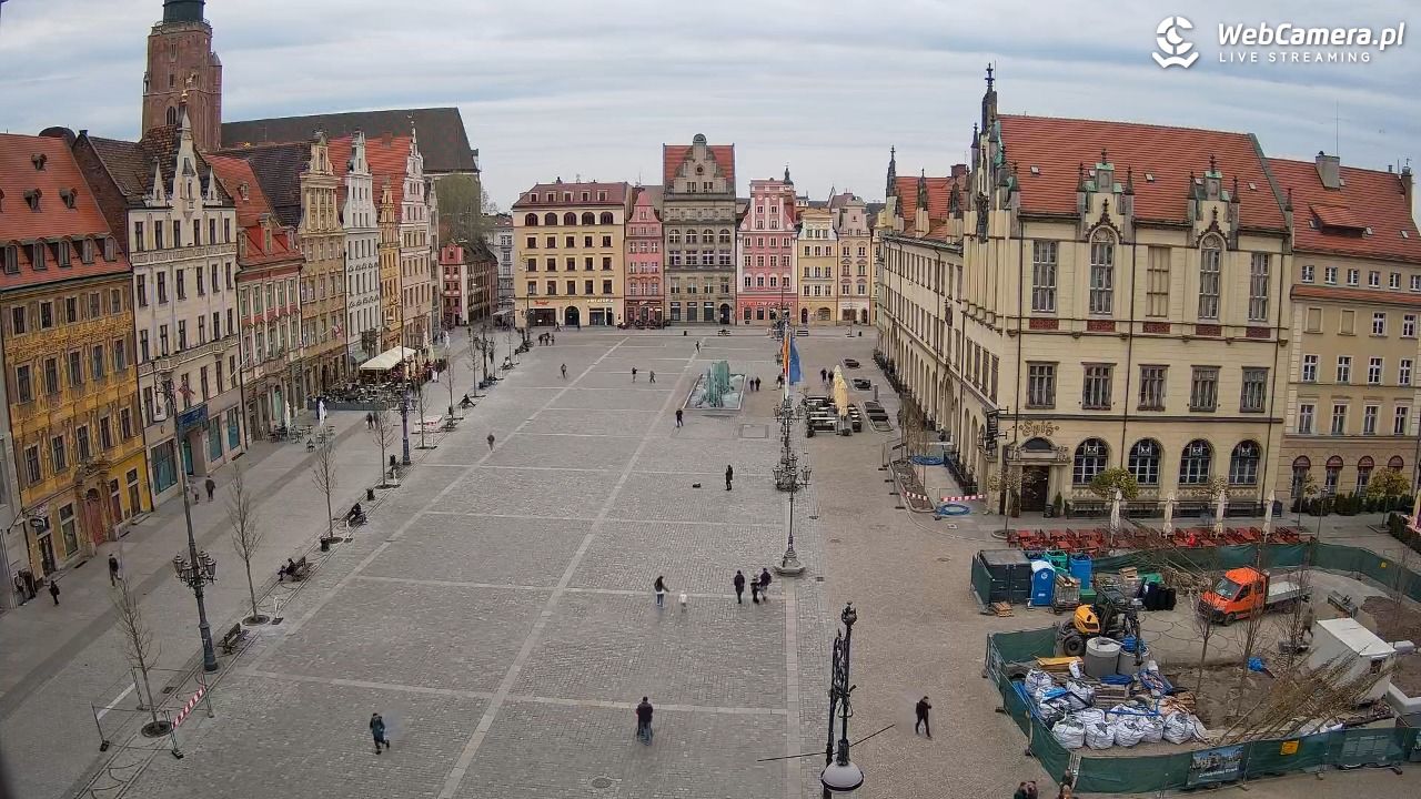 WROCŁAW - widok na Stare Miasto - 13 kwiecień 2026, 17:27