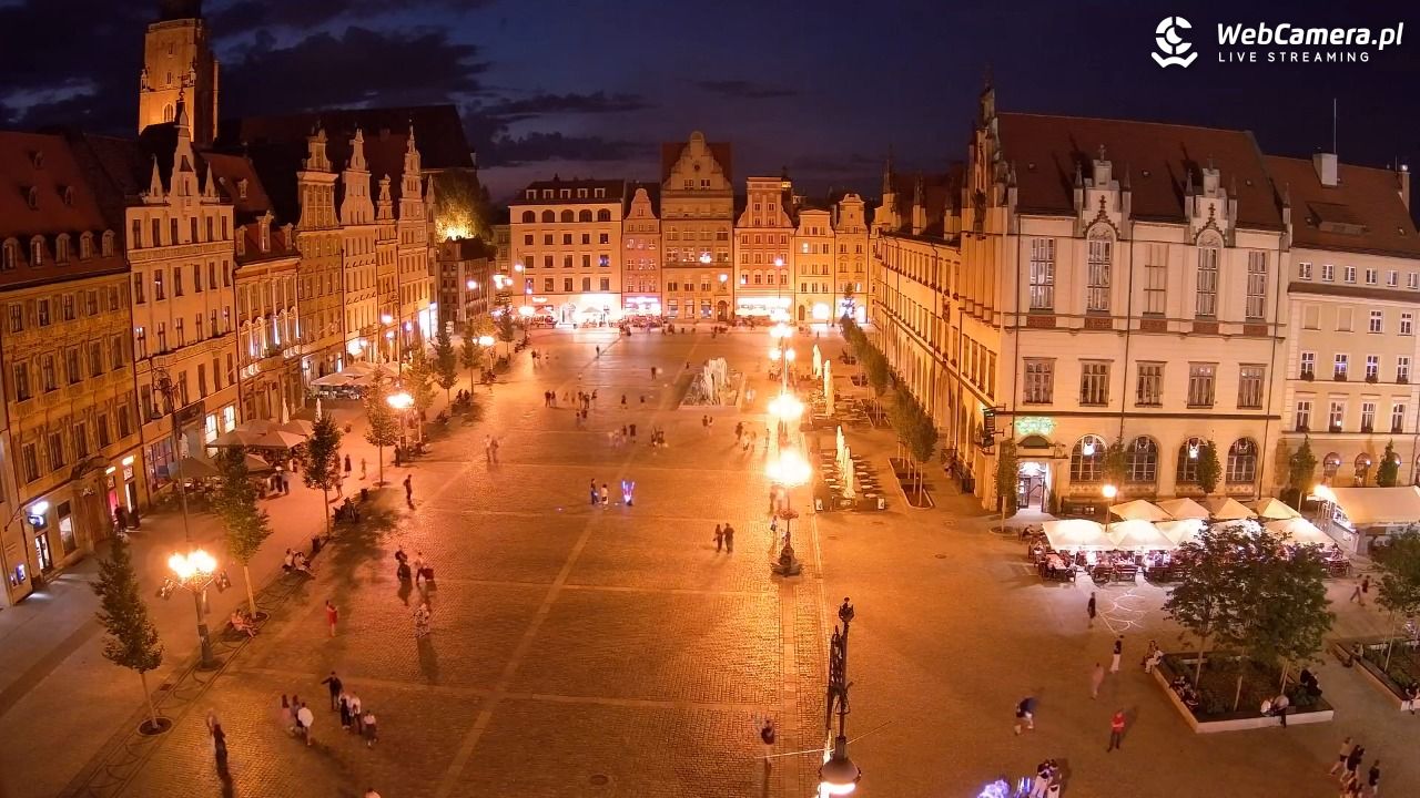 WROCŁAW - widok na Stare Miasto - 12 lipiec 2026, 22:19