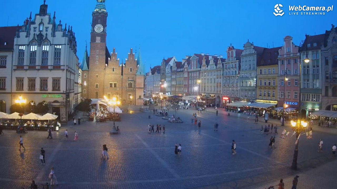 WROCŁAW - widok na Stare Miasto - 02 lipiec 2025, 21:38