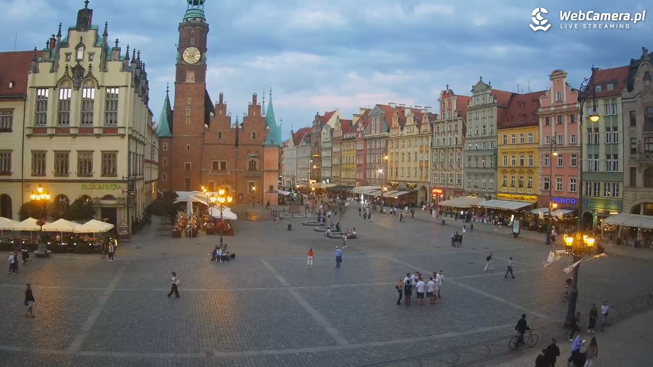 WROCŁAW - widok na Stare Miasto - 03 lipiec 2025, 21:17