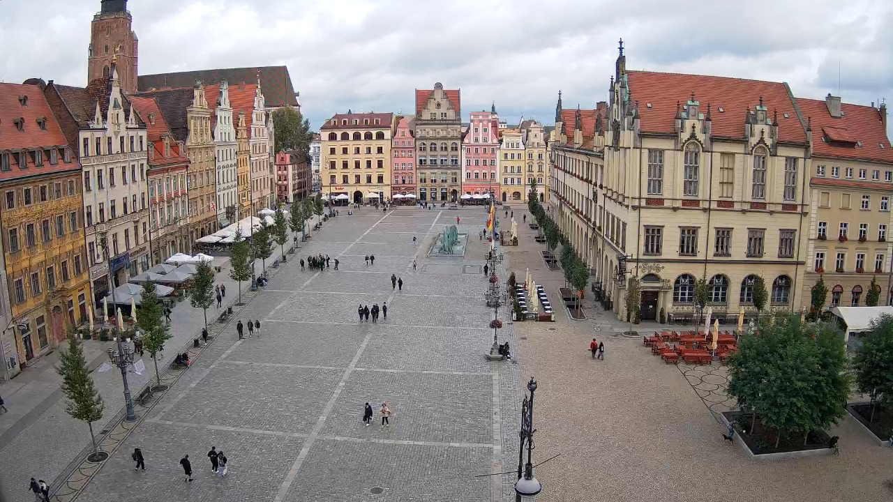 WROCŁAW - widok na Stare Miasto - 14 październik 2026, 09:25