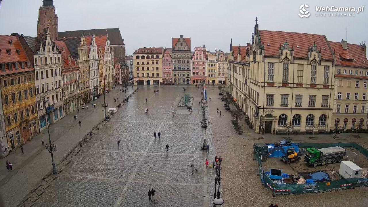WROCŁAW - widok na Stare Miasto - 22 luty 2026, 11:44