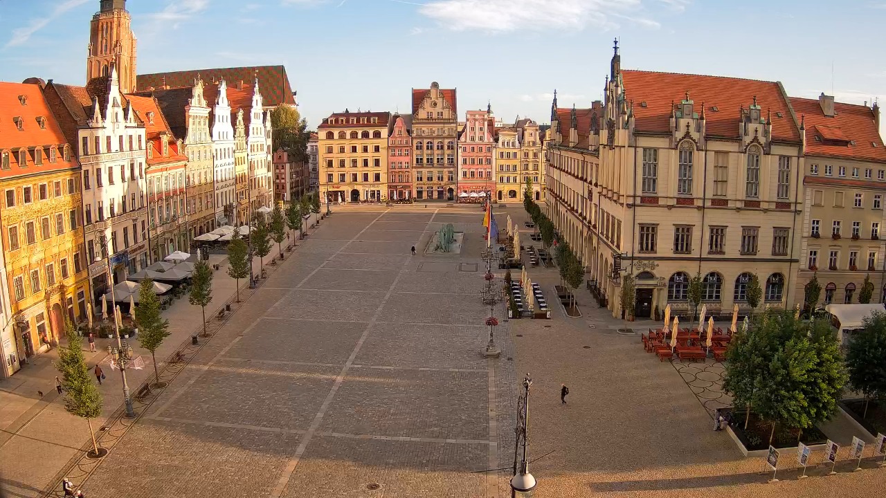 WROCŁAW - widok na Stare Miasto - 09 październik 2026, 06:20