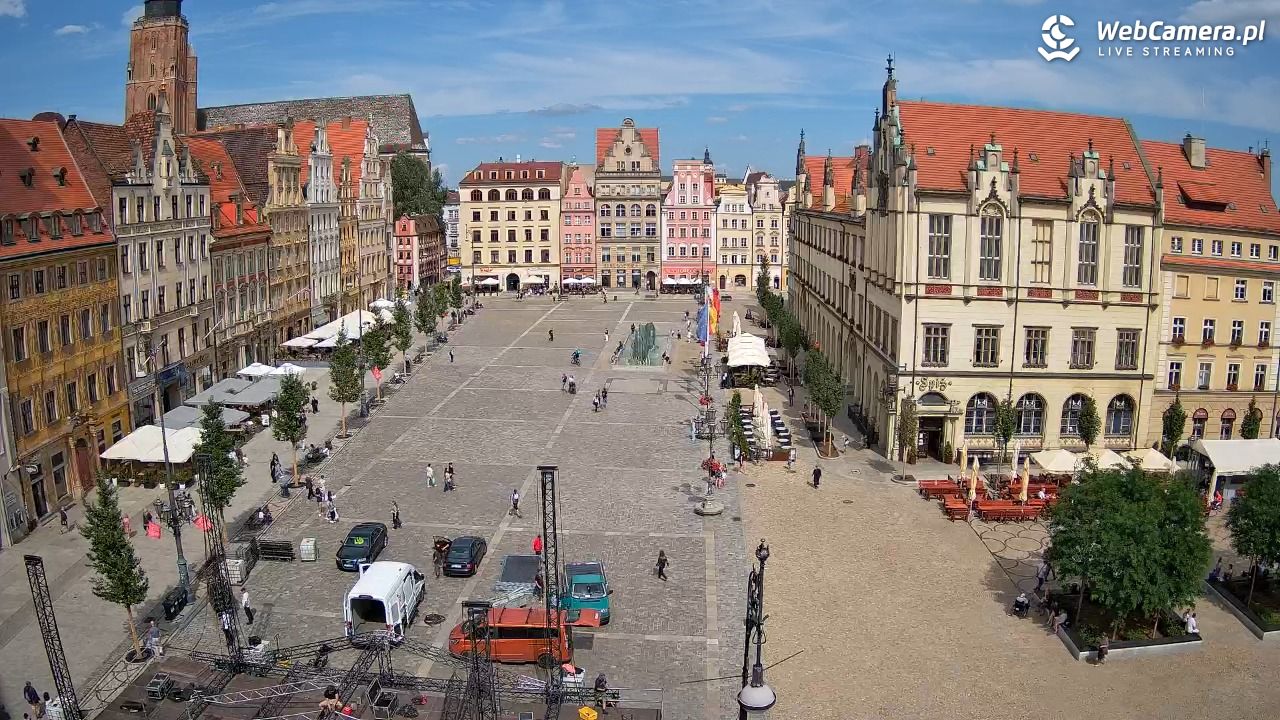 WROCŁAW - widok na Stare Miasto - 26 sierpień 2026, 13:07